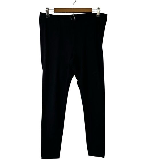 Old Navy Black Classic Ankle‎ Length Leggings Large - Picture 1 of 6